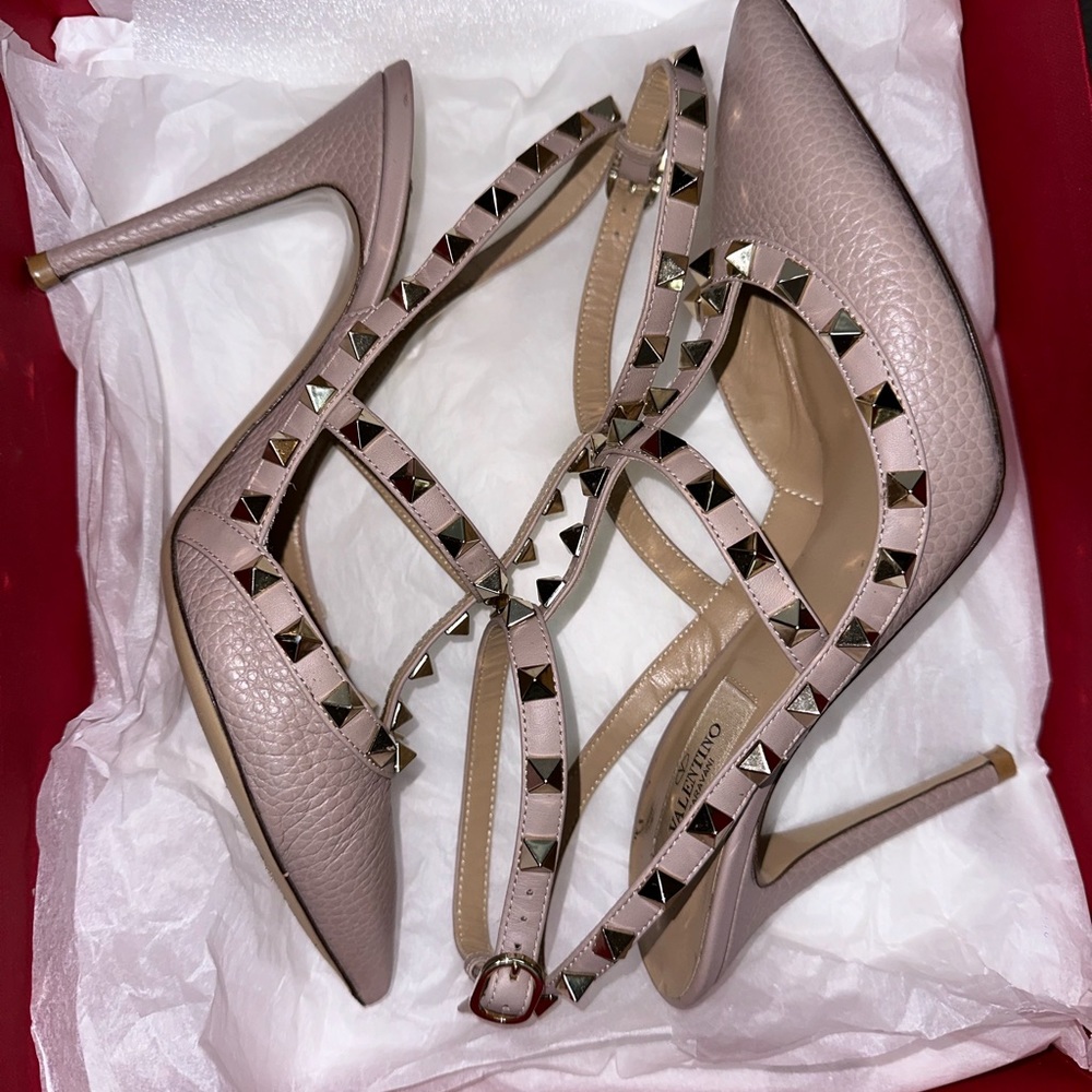 Rockstud patent caged Valentino garavani pumps